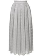 Missoni Pleated Midi Skirt - Metallic