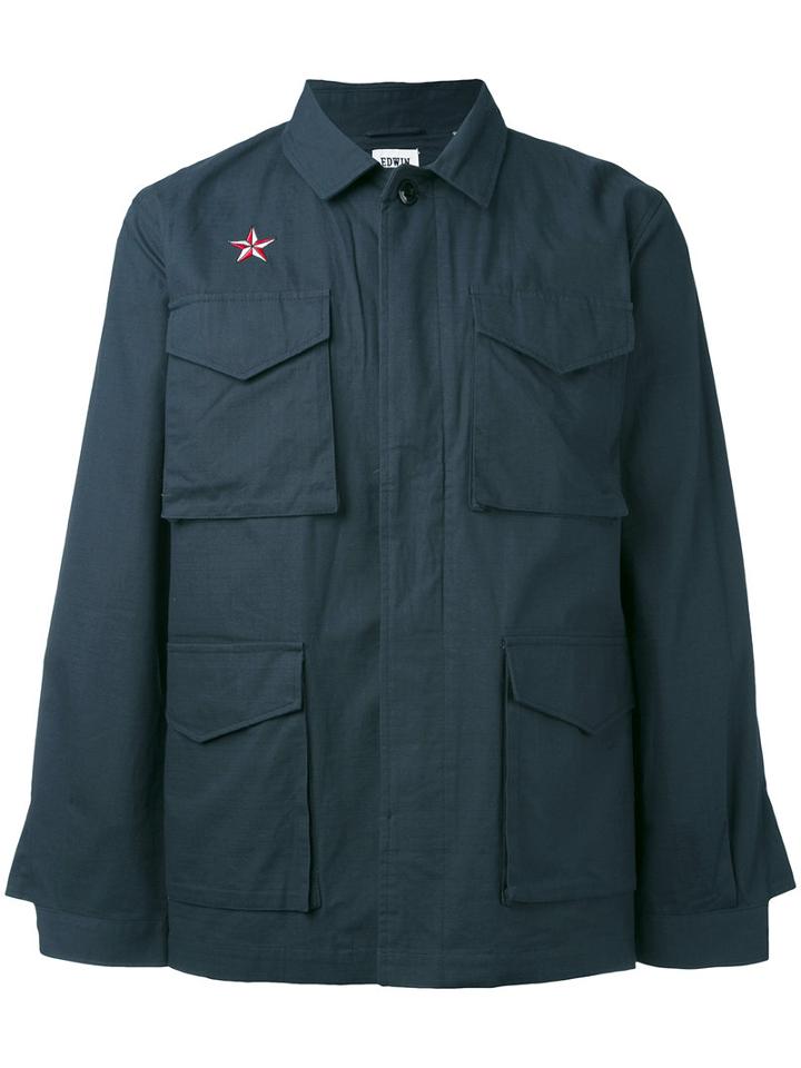 Edwin - Shirt Jacket - Men - Cotton - Xl, Blue, Cotton