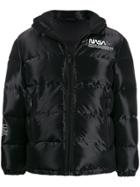 Heron Preston Hooded Down Jacket - Black