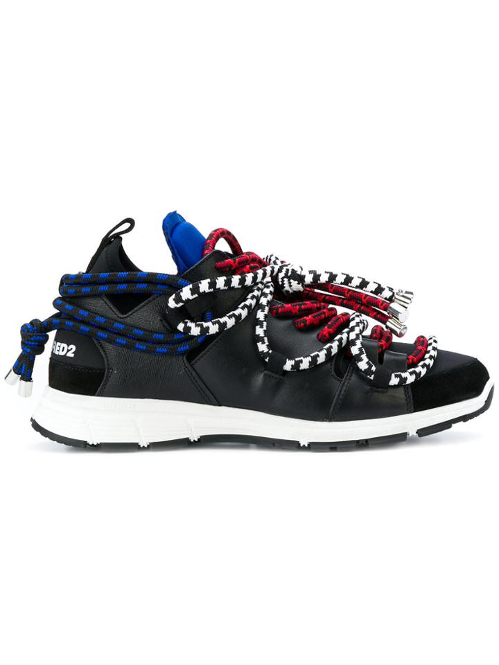 Dsquared2 Techno Cord Sneakers - Black