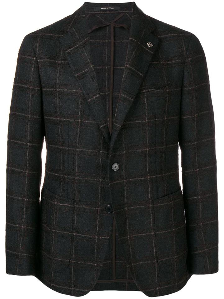 Tagliatore Single Breasted Blazer - Grey