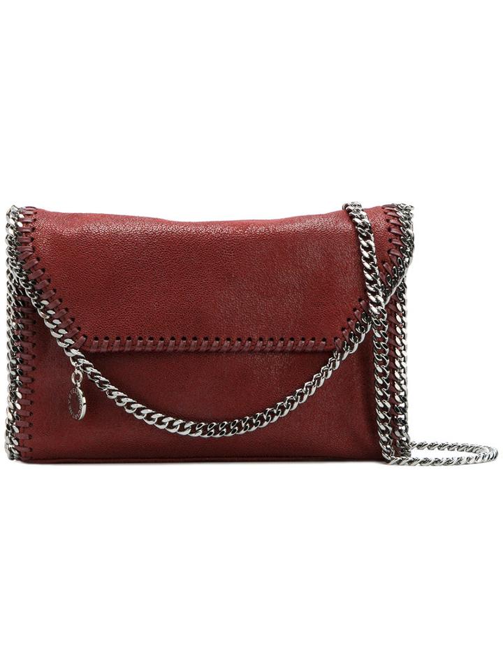 Stella Mccartney - Falabella Foldover Shoulder Bag - Women - Artificial Leather - One Size, Pink/purple, Artificial Leather