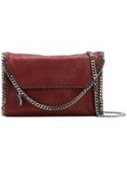 Stella Mccartney - Falabella Foldover Shoulder Bag - Women - Artificial Leather - One Size, Pink/purple, Artificial Leather