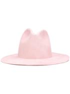 Reinhard Plank 'laila' Wide Brim Hat - Pink & Purple