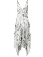 Manning Cartell Illustrated Paisley Georgette Dress - White