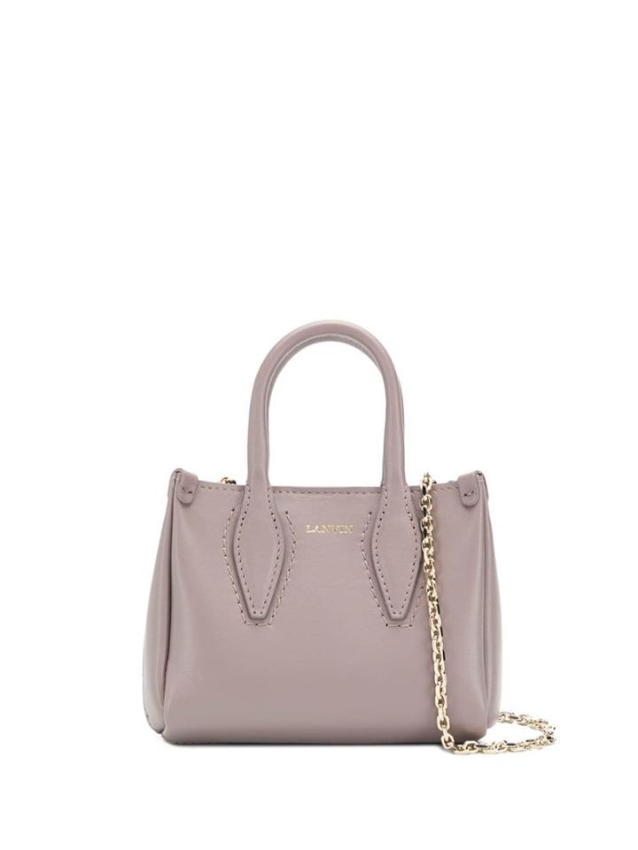 Lanvin Micro Journée Bag - Neutrals