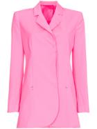 Alyx Single Breasted Box Fit Virgin Wool Blazer - Pink & Purple