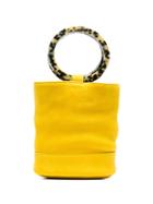 Simon Miller Yellow Bonsai 20 Leather Bucket Bag - Yellow & Orange