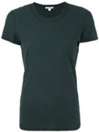 Plain T-shirt - Women - Cotton - 4, Green, Cotton, James Perse