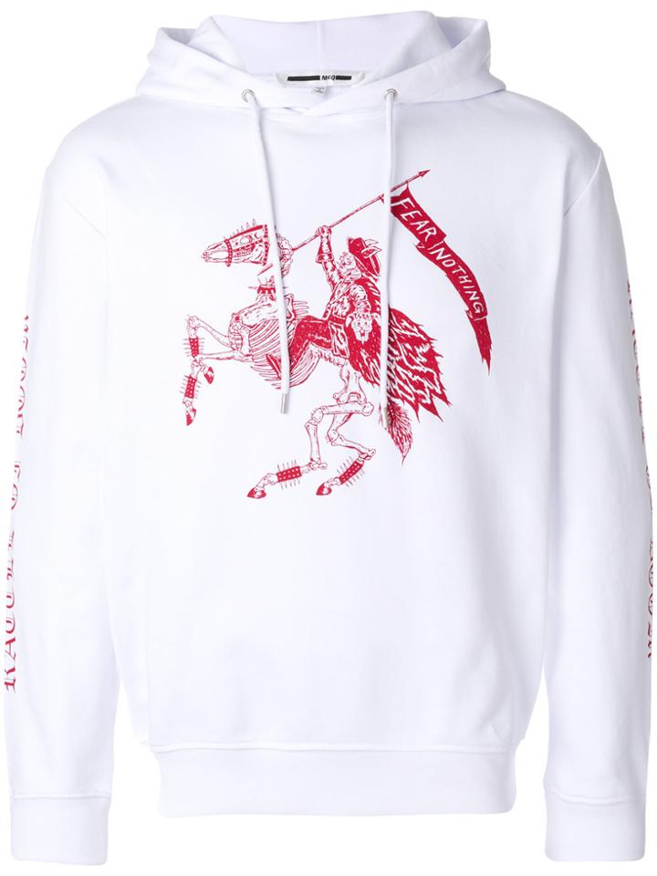 Mcq Alexander Mcqueen Fear Nothing Hoodie - White