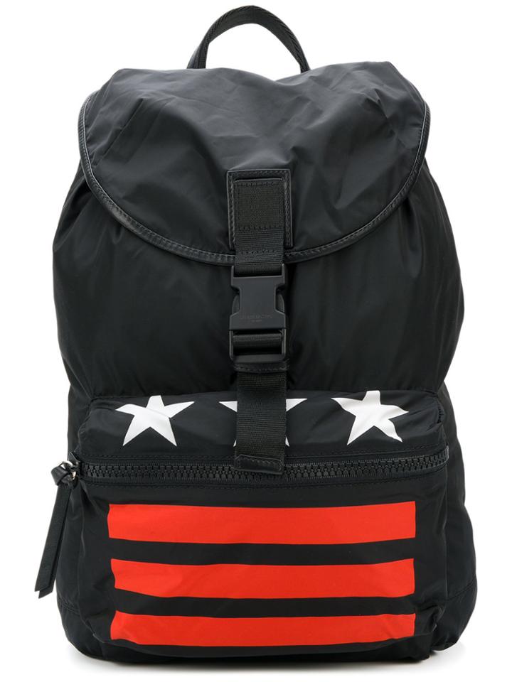 Givenchy Star Striped Backpack - Black