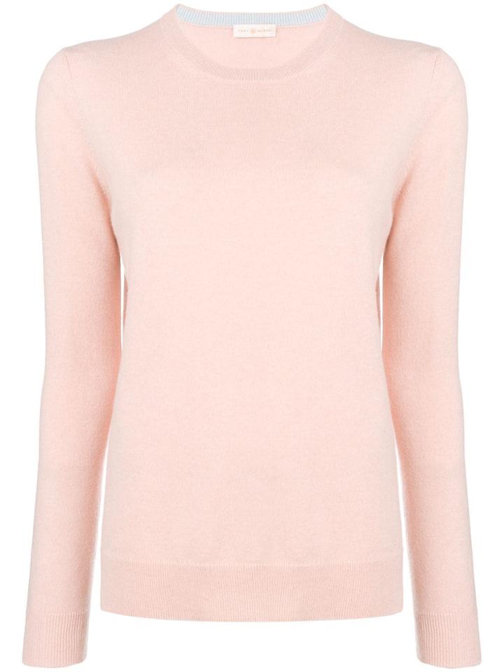 Tory Burch Bella Cashmere Jumper - Pink & Purple