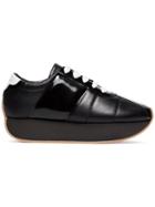 Marni Quilted Leather 40mm Platform Sneakers - Black