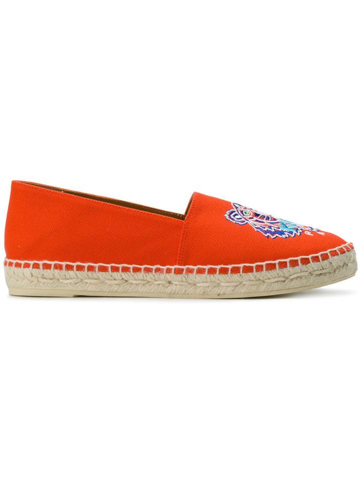 Kenzo Tiger Espadrilles - Yellow & Orange