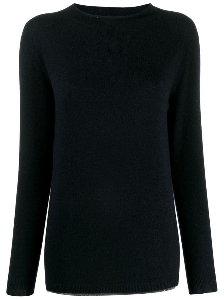 Fabiana Filippi Roll-neck Sweatshirt - Blue