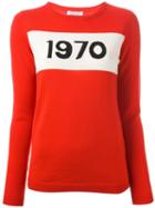 Bella Freud '1970' Jumper, Women's, Size: Large, Red, Wool