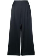 Chalayan Flared Cropped Trousers - Blue
