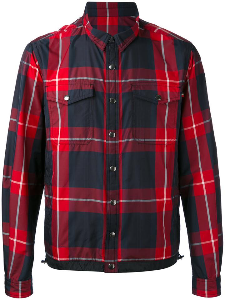 Moncler - Checked Jacket - Men - Polyimide - 4, Blue, Polyimide