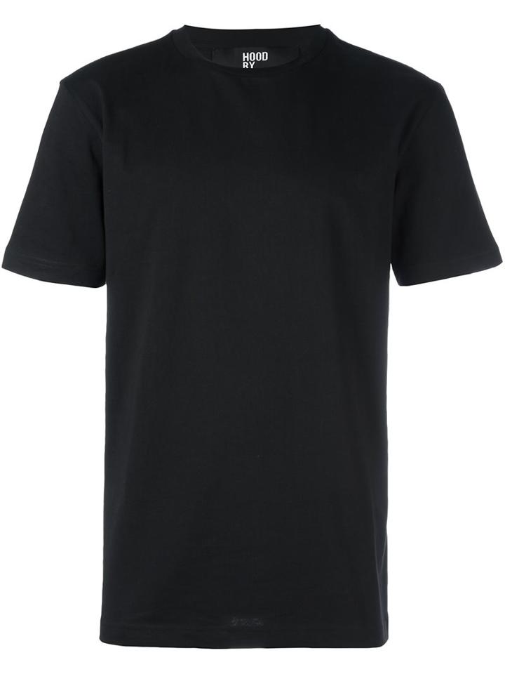 Hood By Air Cut-out Detail T-shirt, Men's, Size: Small, Black, Cotton