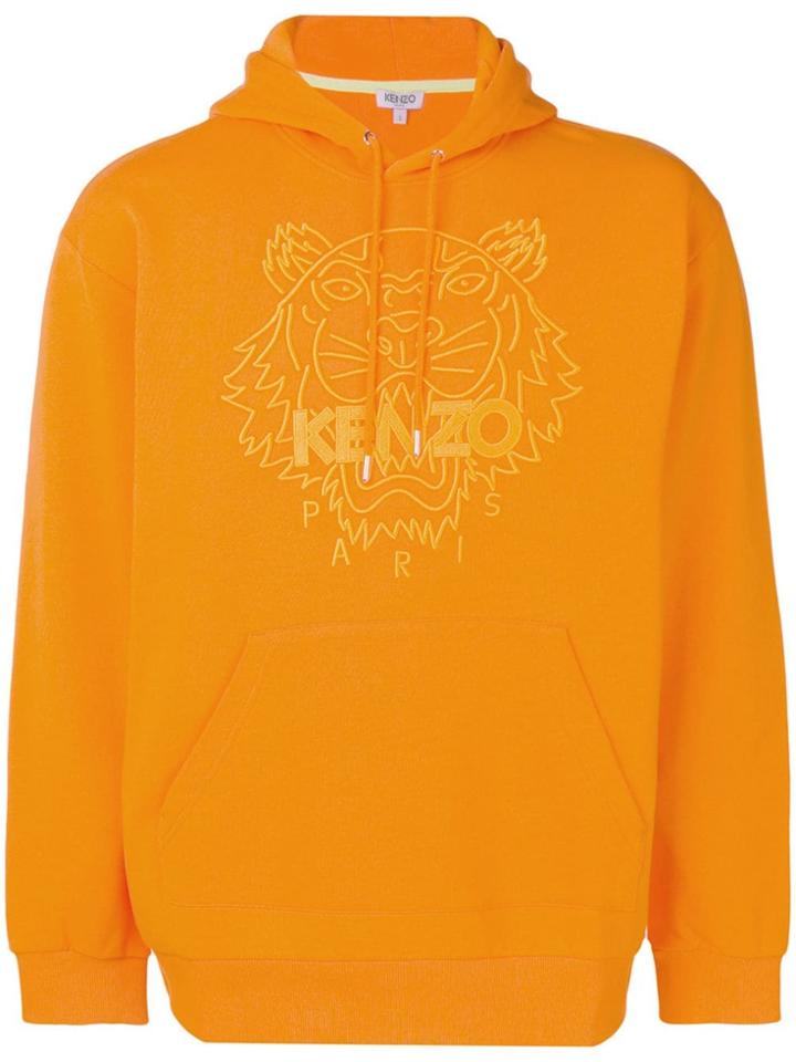 Kenzo Logo Hoodie - Orange