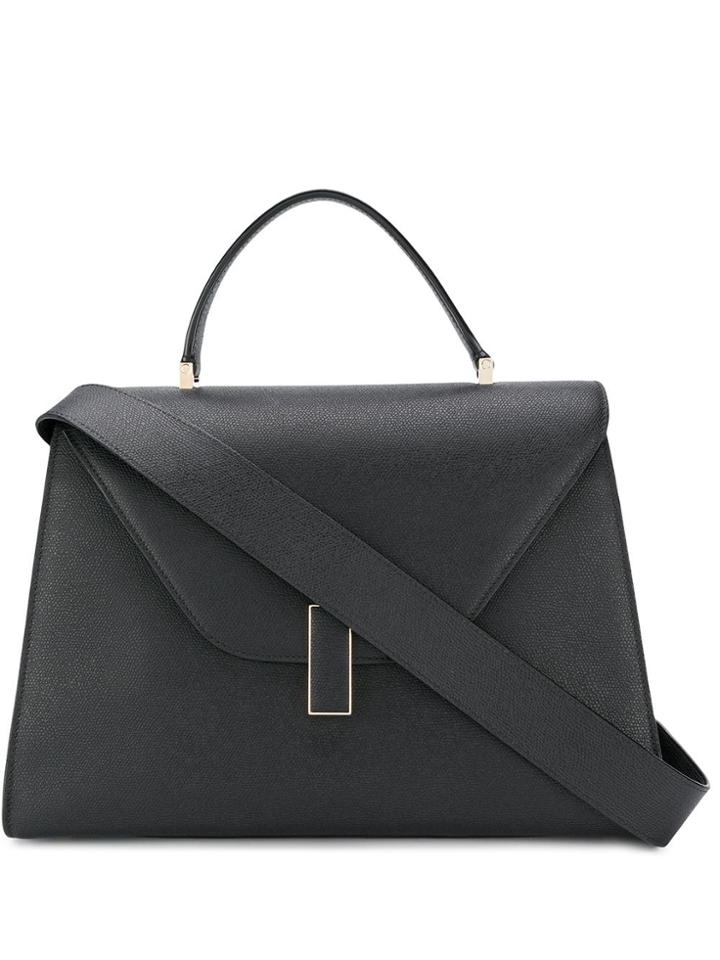 Valextra Oversized Envelope Tote - Black
