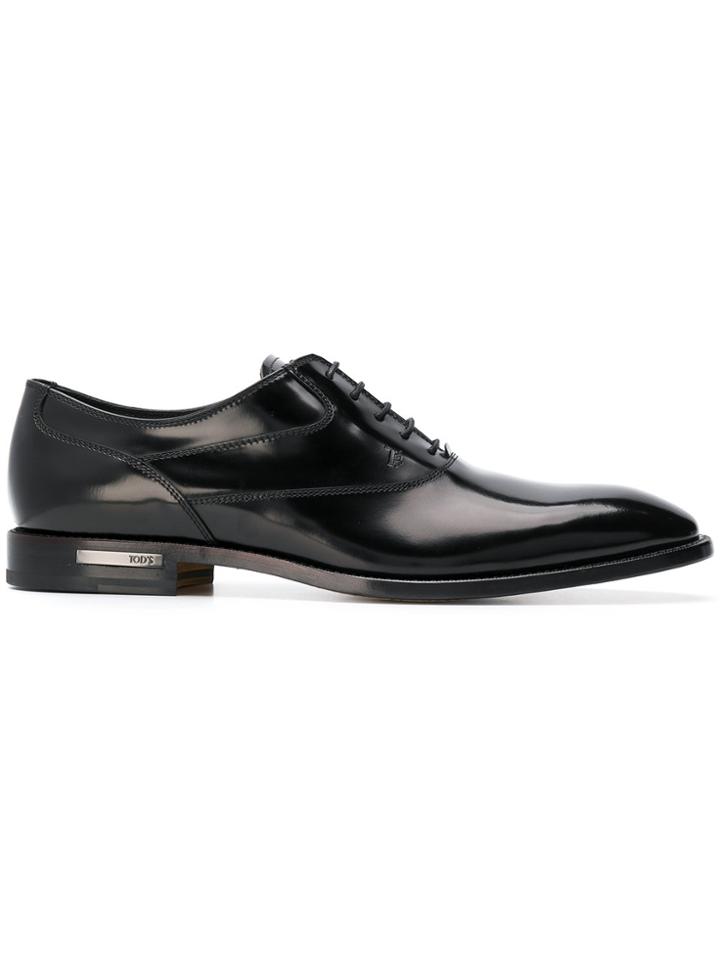 Tod's Lace Up Oxford Shoes - Black