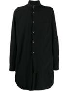 Comme Des Garçons Homme Plus Chest Pocket Long Shirt - Black