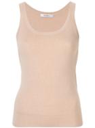 Max Mara Fine Knit Vest Top - Neutrals