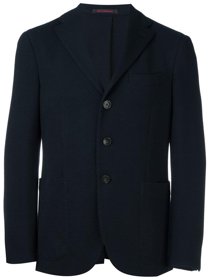The Gigi 'degas' Blazer, Men's, Size: 54, Blue, Cotton/cupro/virgin Wool