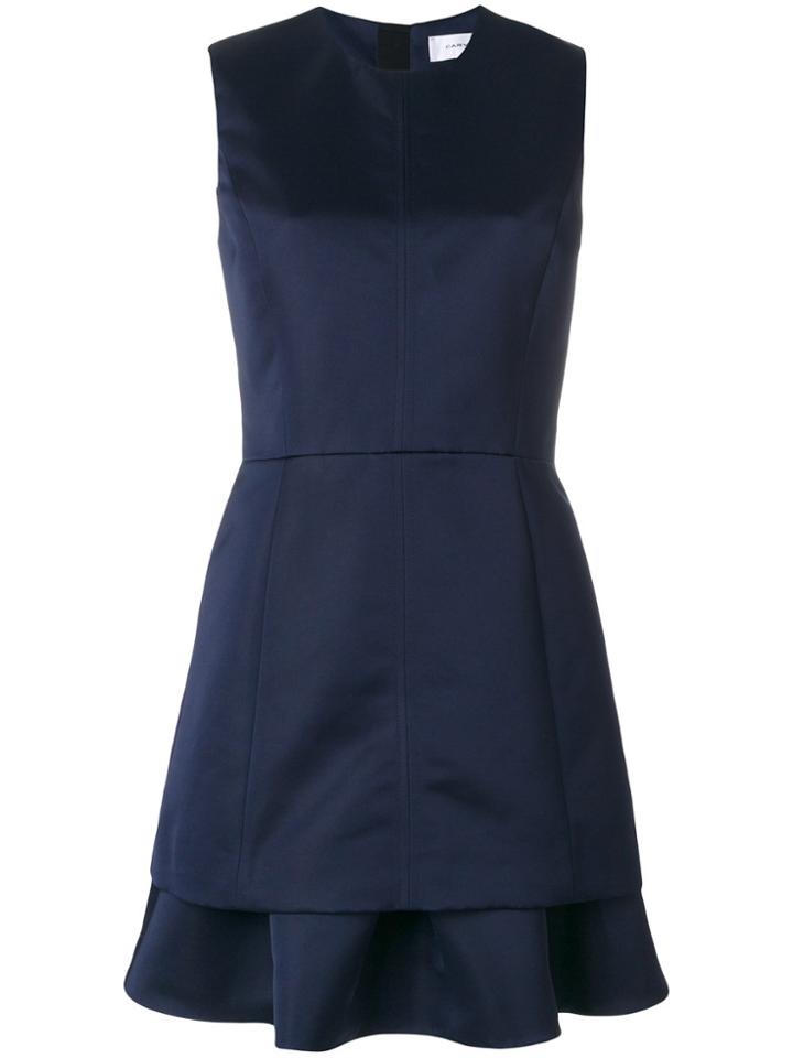 Carven Three-quarters Sleeve Shift Dress - Blue