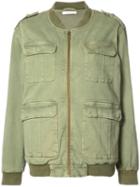 Anine Bing Army Jacket, Women's, Size: Medium, Green, Cotton