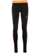 Puma Contrast Waistband Leggings - Black