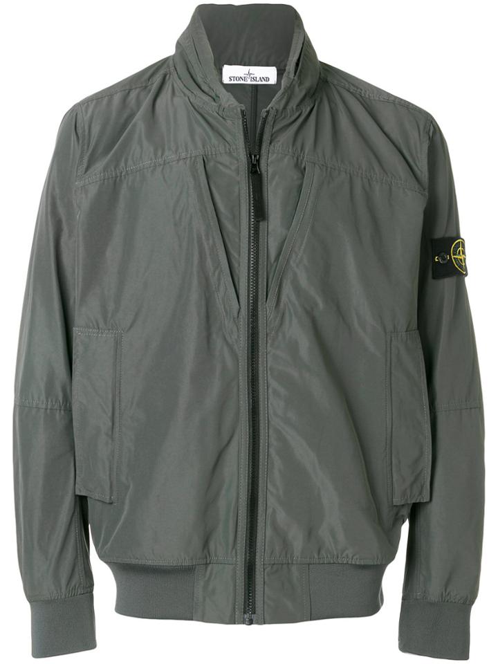 Stone Island Lightweight Bomber Jacket - Grey