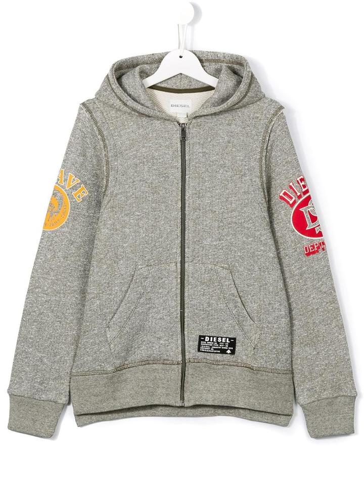 Diesel Kids 'spox' Hoodie, Boy's, Size: 16 Yrs, Green