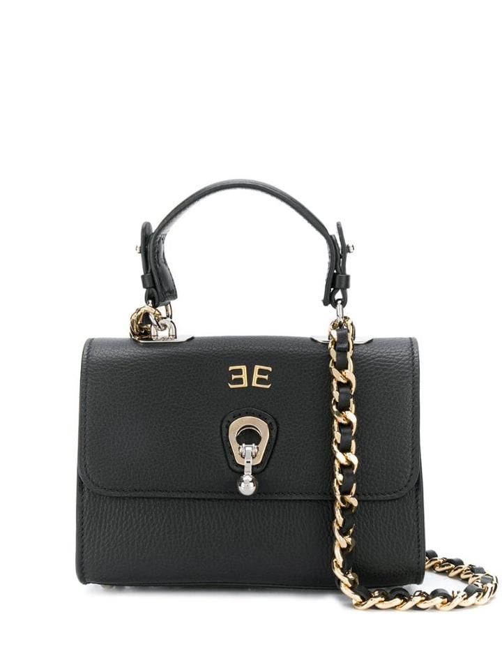 Ermanno Scervino Foldover Tote Bag - Black