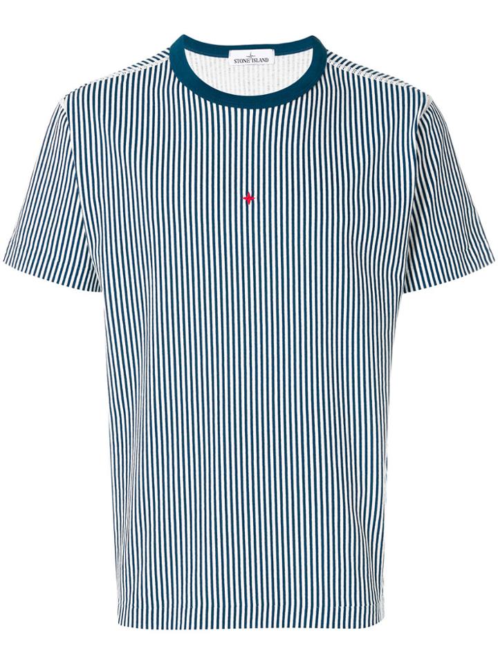 Stone Island Striped T-shirt - Blue