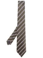 Emporio Armani Striped Tie - Green
