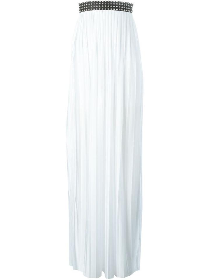 Philipp Plein Studded Waist Pleated Skirt