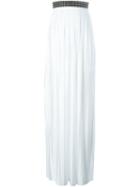 Philipp Plein Studded Waist Pleated Skirt
