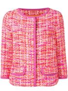 Herno Short Tweed Jacket - Pink