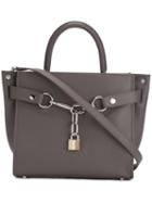 Alexander Wang Chain Detail Tote Bag, Women's, Grey, Leather