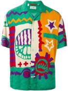 Jc De Castelbajac Vintage Printed Shirt, Men's, Size: Medium, Green