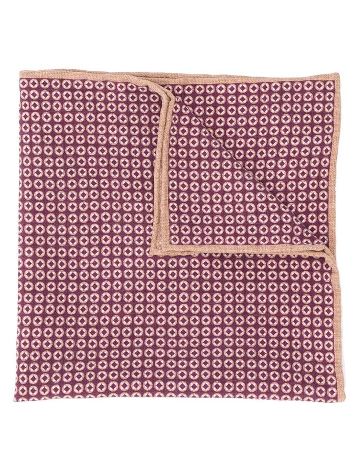 Brunello Cucinelli Patterned Scarf - Purple