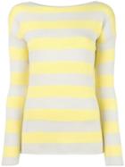 Etro Striped Jumper, Women's, Size: 42, Nude/neutrals, Cashmere/wool/viscose