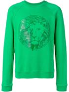 Excelsior X Expo Lion Print Sweatshirt, Men's, Size: Xs, Green, Cotton/protein