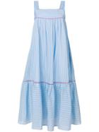 Paul & Joe Striped Flared Dress - Blue
