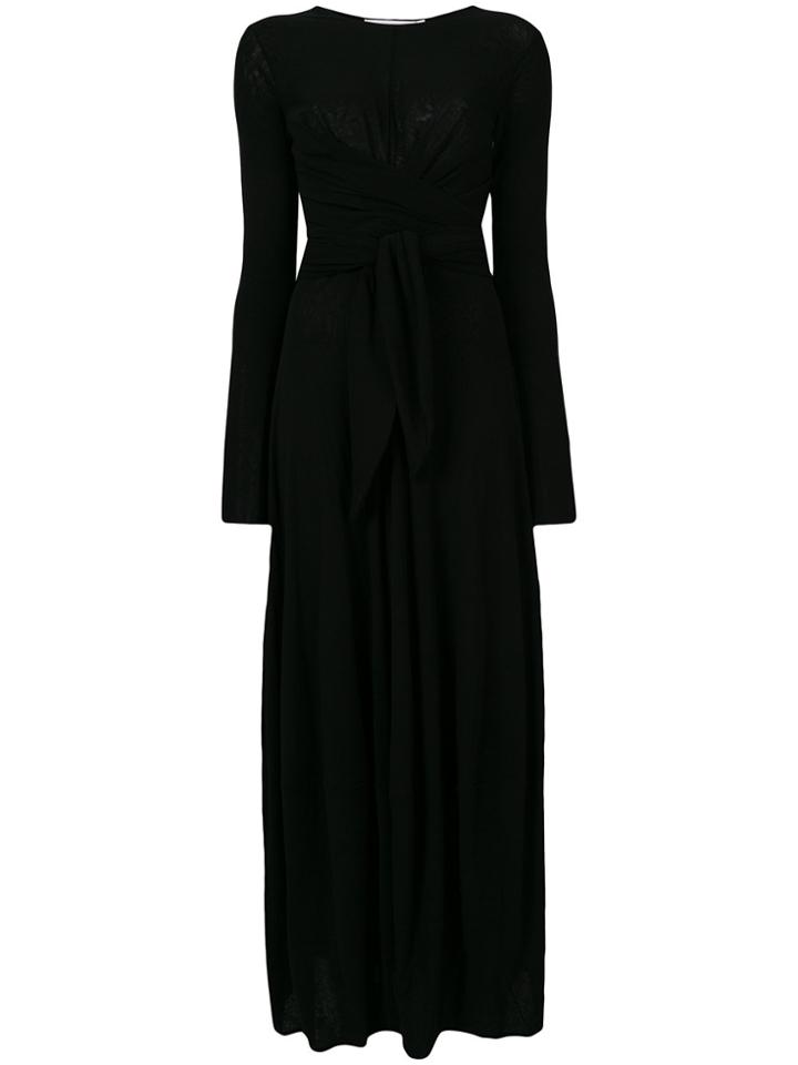 Jil Sander Belt Waist Dress - Black