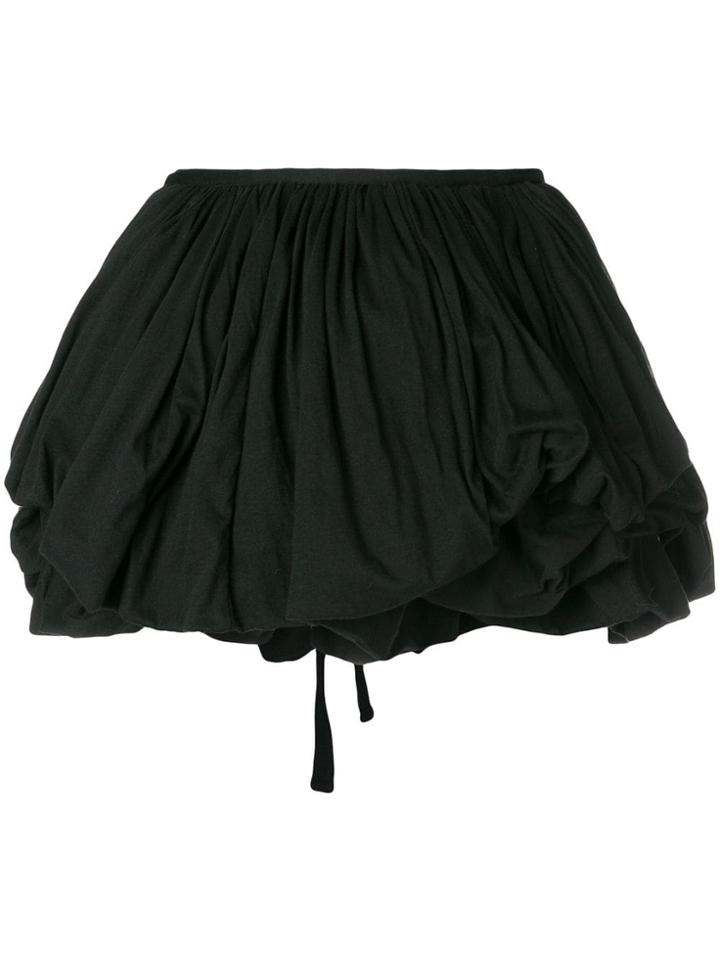 Ann Demeulemeester Balloon Mini Skirt - Black
