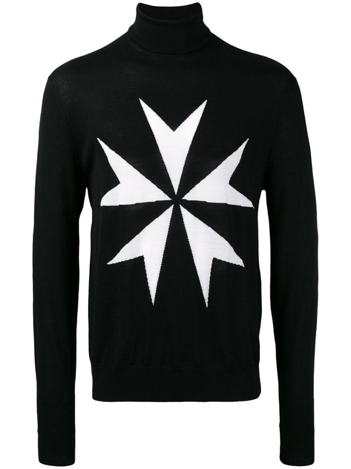 Neil Barrett Knitted Jumper - Black