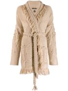 Alanui Wrap Cardi-coat - Neutrals